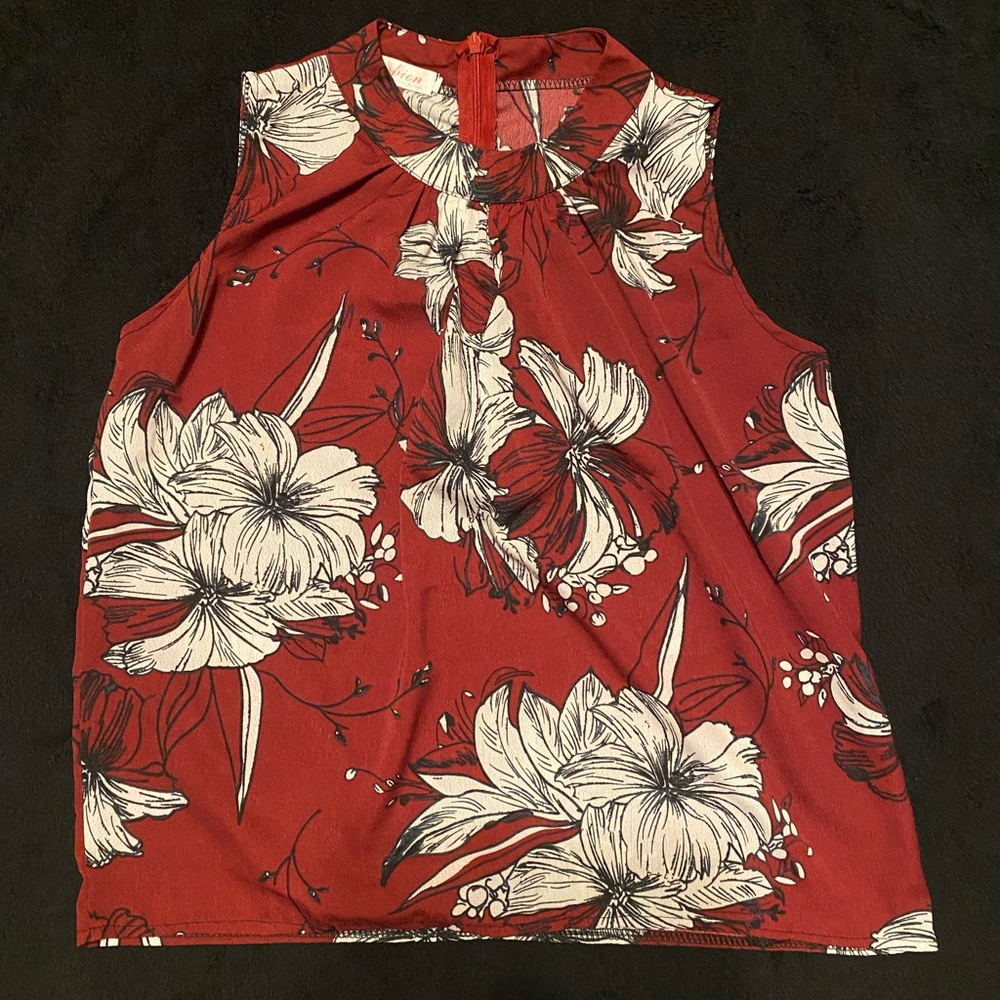 Red Halter Top